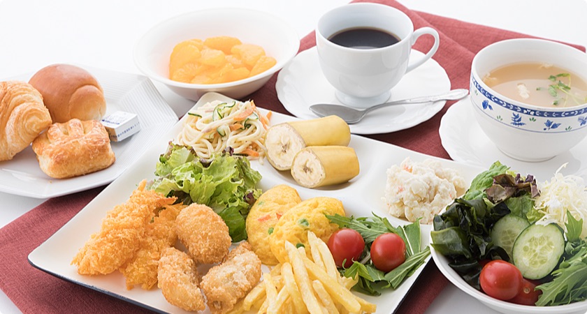 レストランの朝食サービス 写真